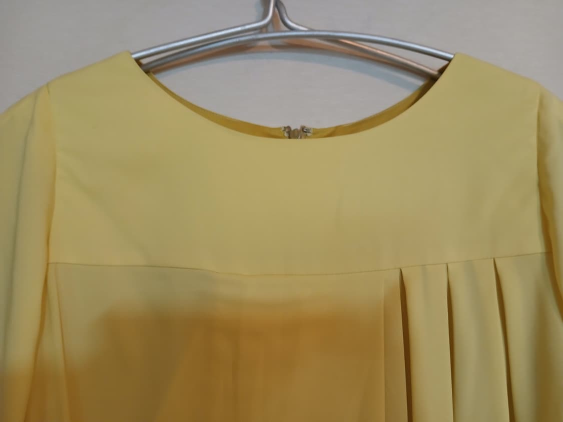 러블리 라운드넥 루즈핏 실크st 플리츠 원피스 세련된 드레스 동대문 제평 상품이미지2