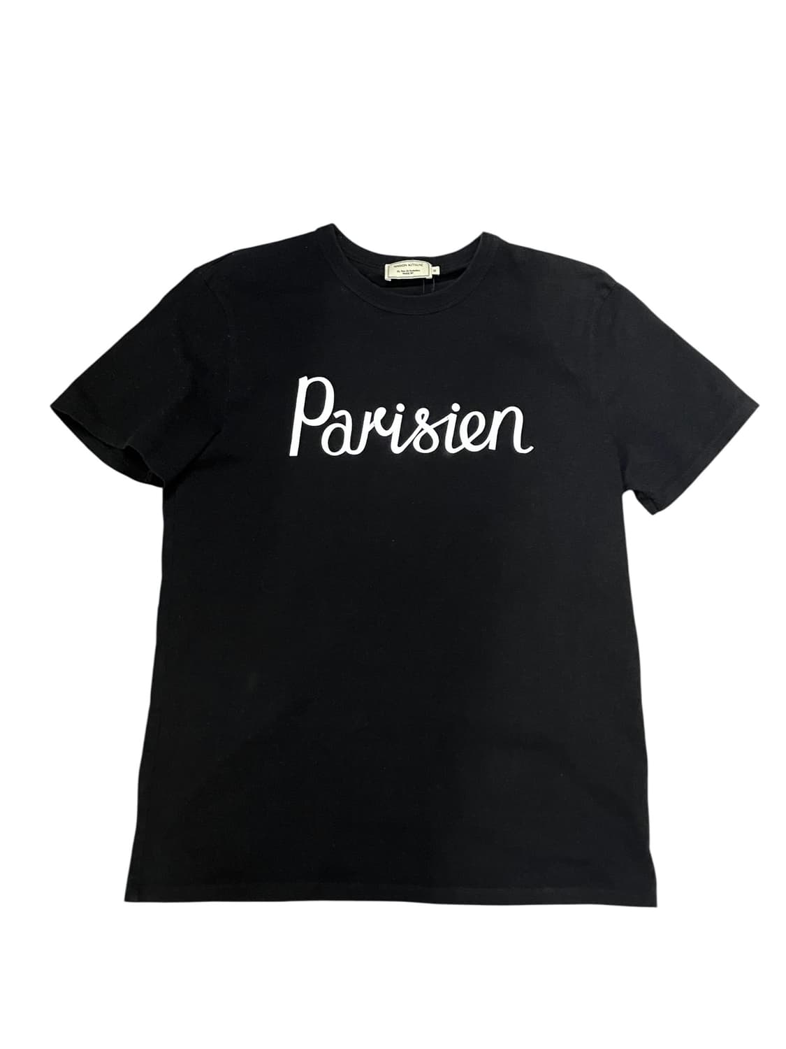 메종키츠네 프린팅 반팔 티셔츠 블랙 M   #csz3457 상품이미지3