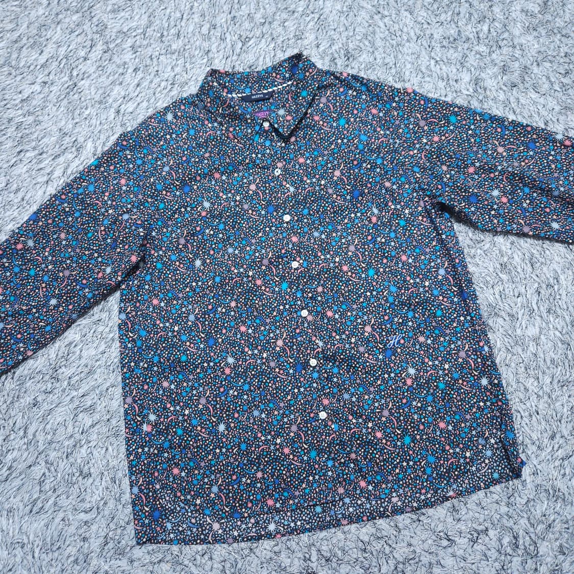 헤지스레이디스)90 여자 리버티 패턴셔츠남방 / 왕눈이샵 상품이미지2