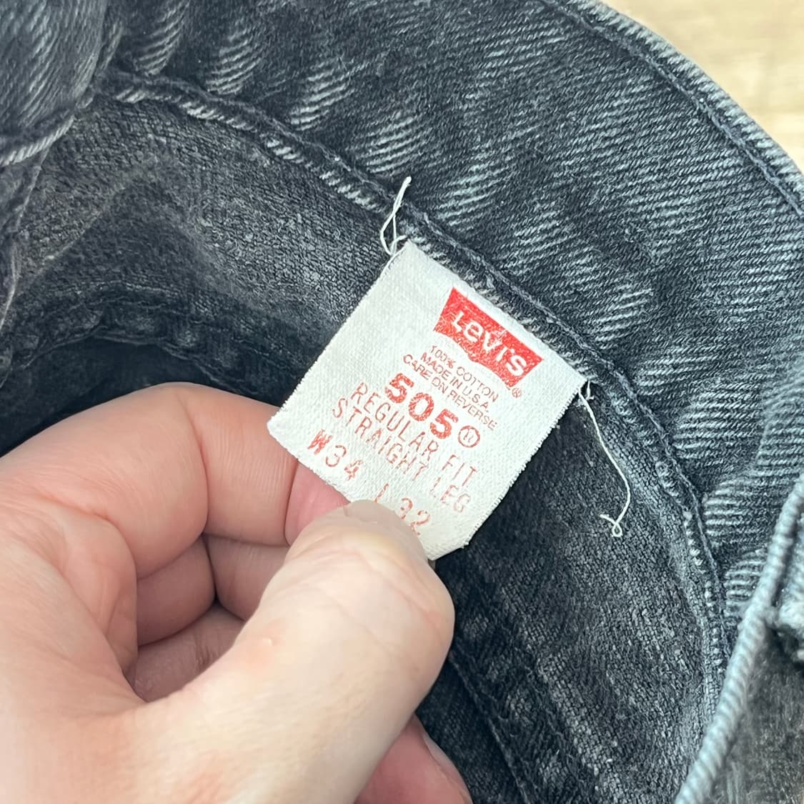 90s USA 리바이스505 오렌지탭 [33] 상품이미지6