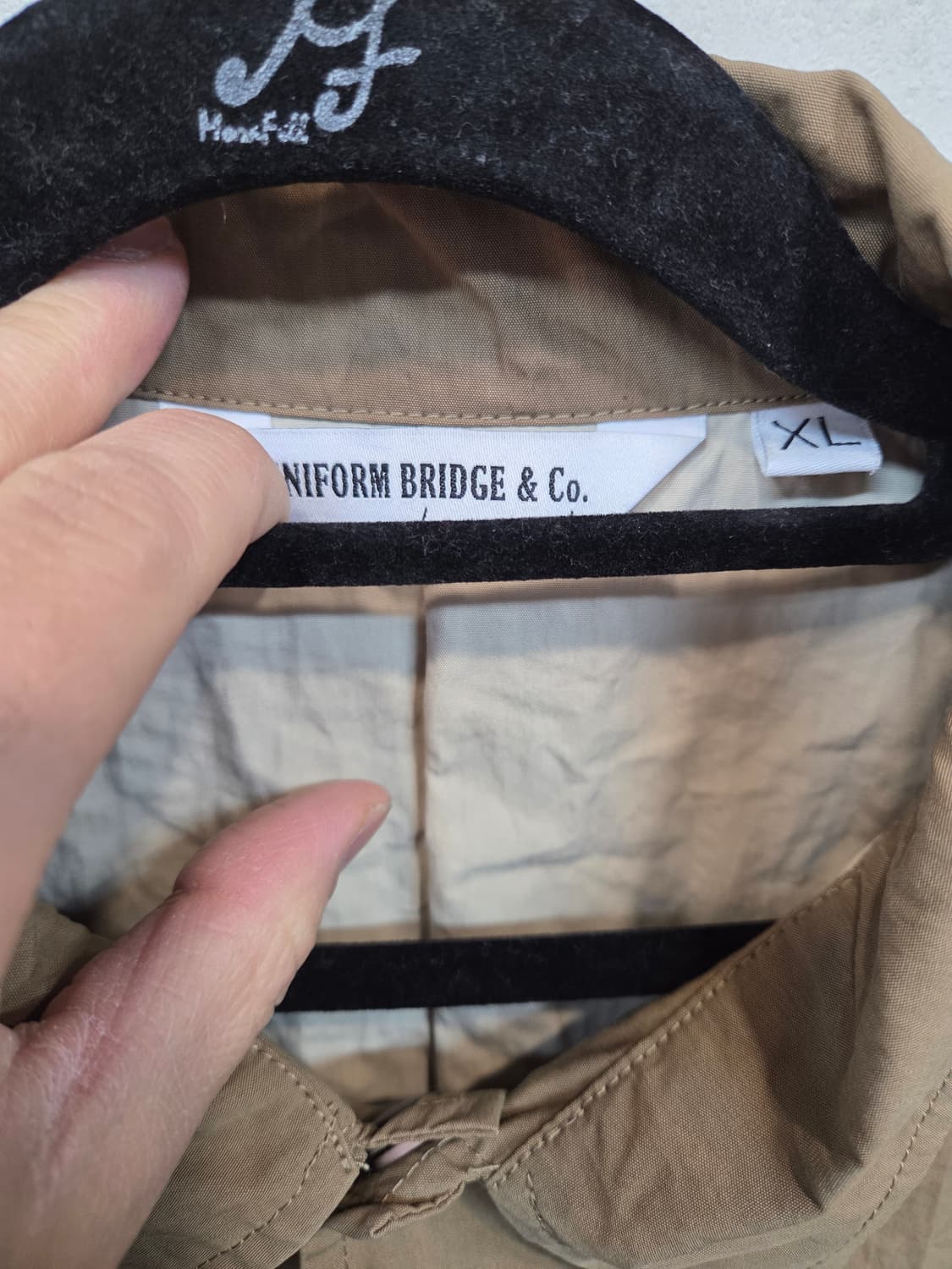 유니폼브릿지 캐나디언 퍼티그 자켓 xl 베이지 상품이미지3