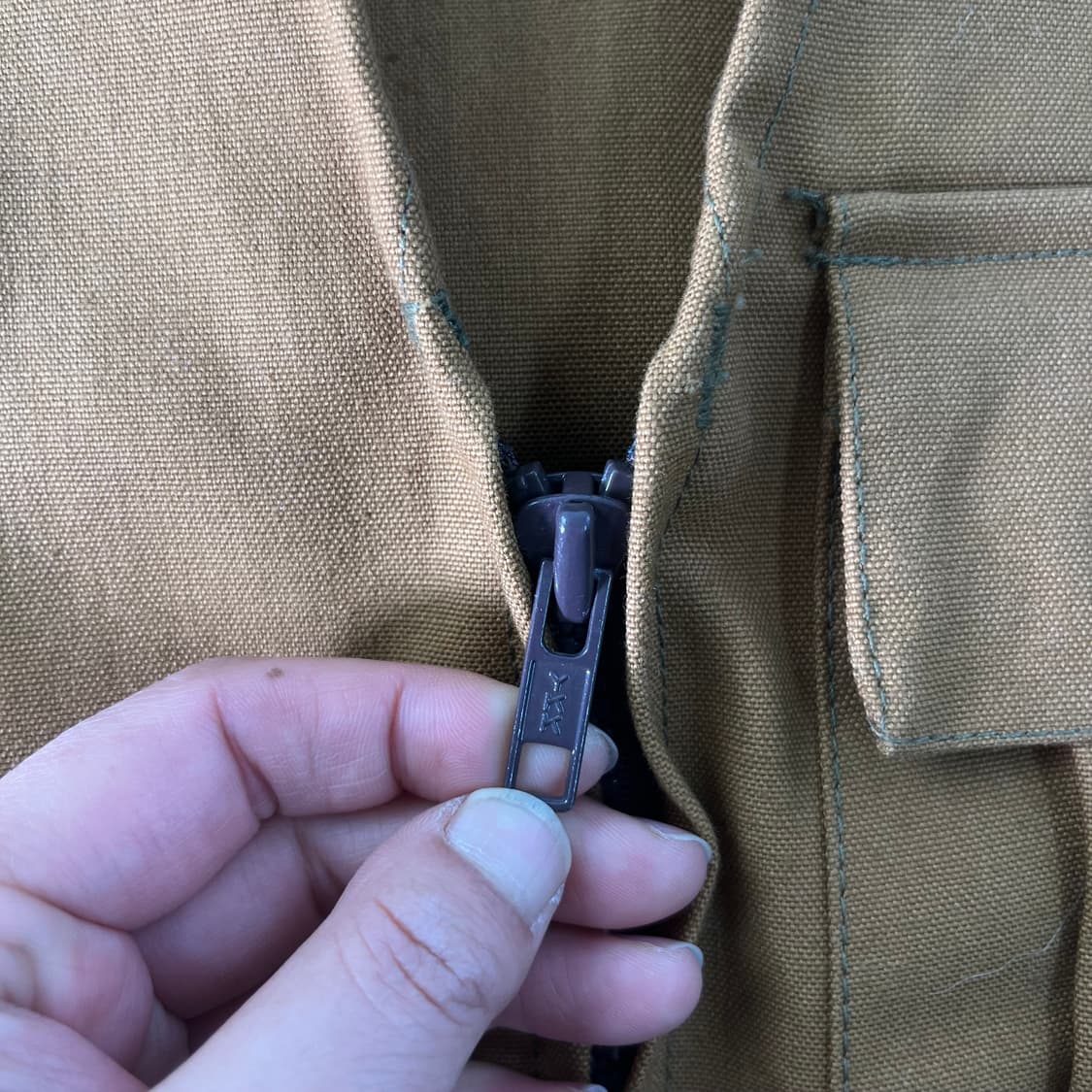 105 엘엘빈 웨스턴 브라운 조끼자켓  상품이미지5