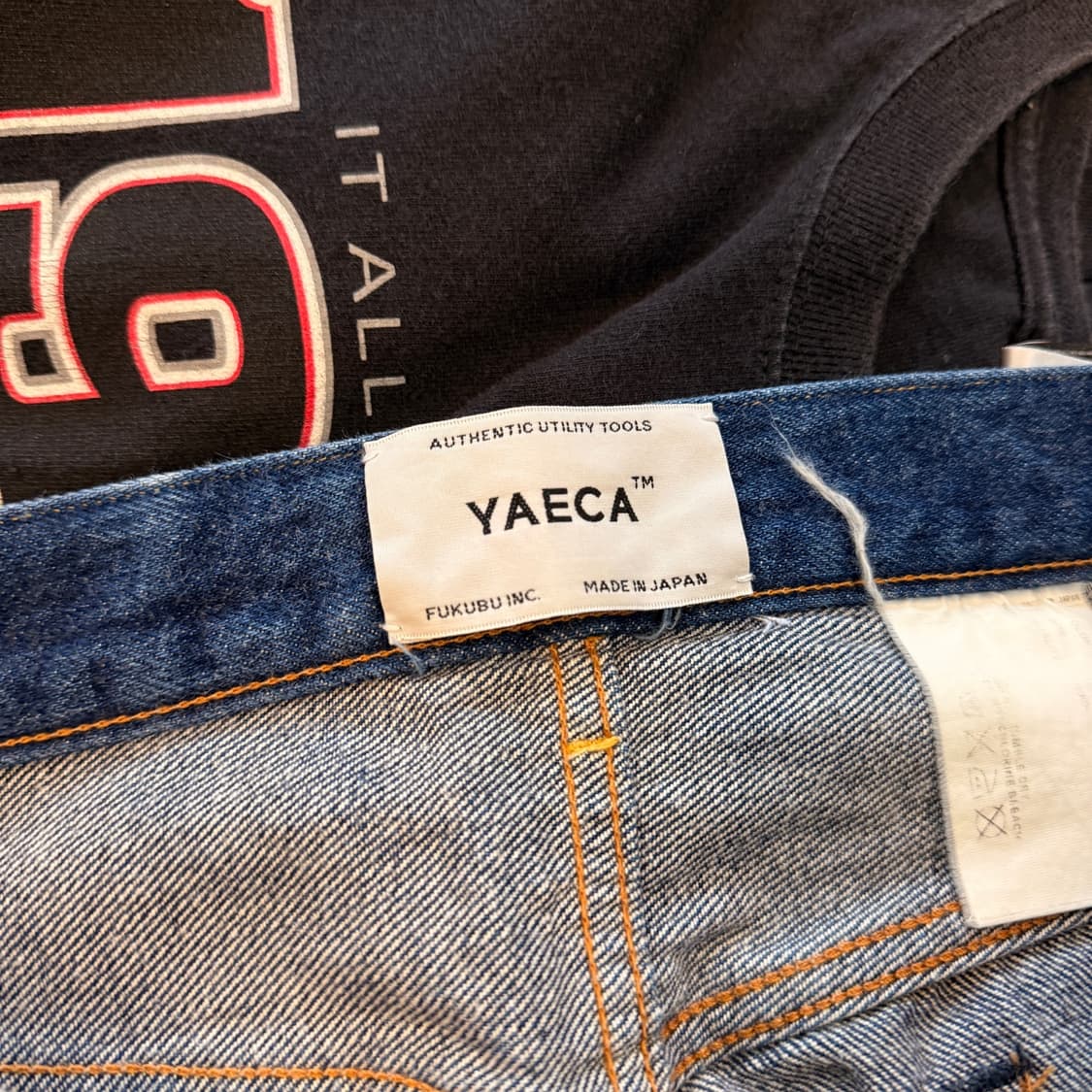 Yaeca 셀비지 데님 팬츠 일본생산  26인치 상품이미지4
