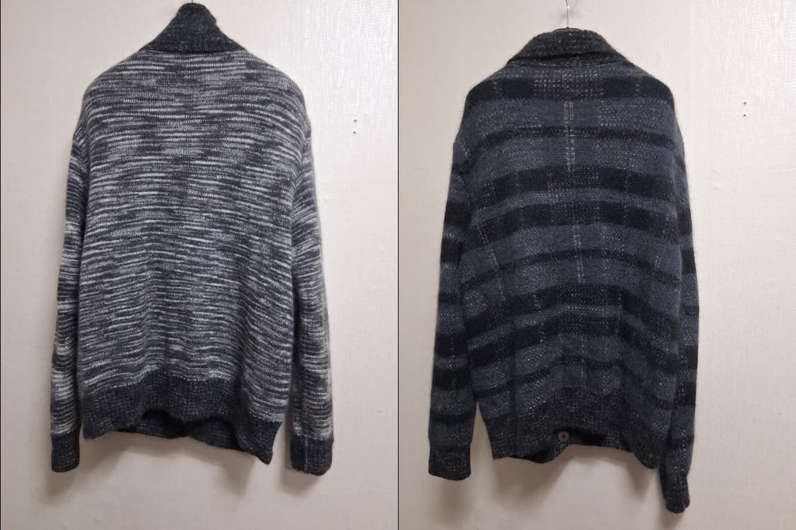 이탈리아 미쏘니 모헤어 리버시블 니트가디건 양면 남성98 100 상품이미지2