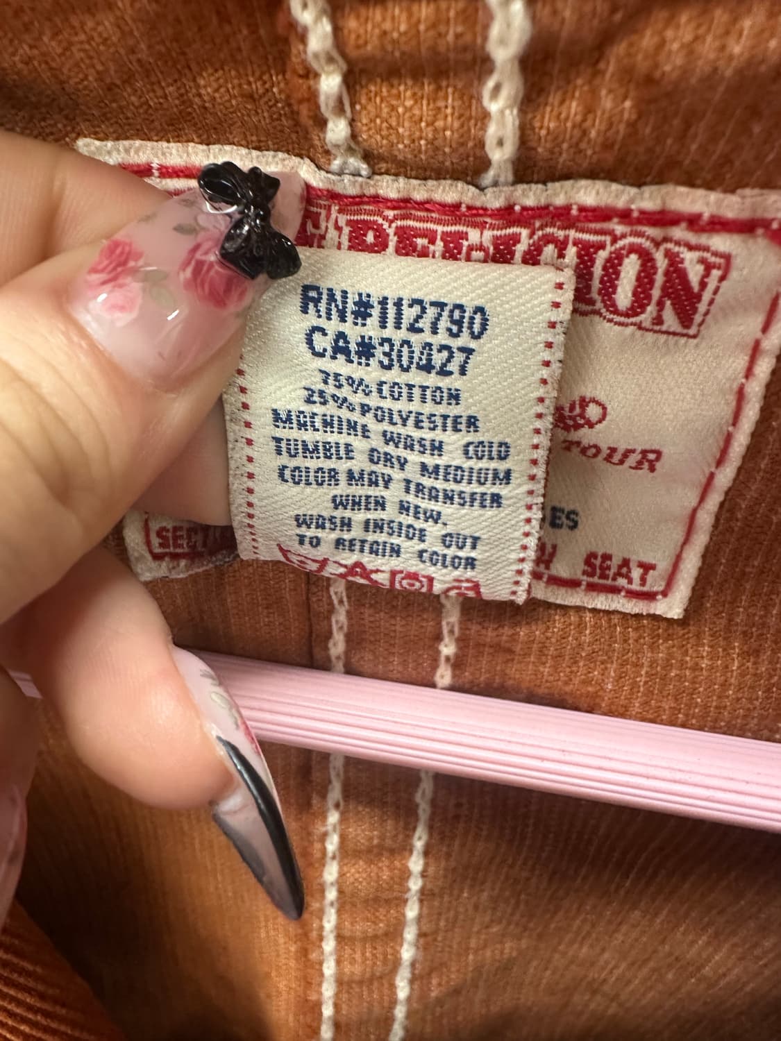 트루릴리젼 코듀로이 스티치 자켓 상품이미지5