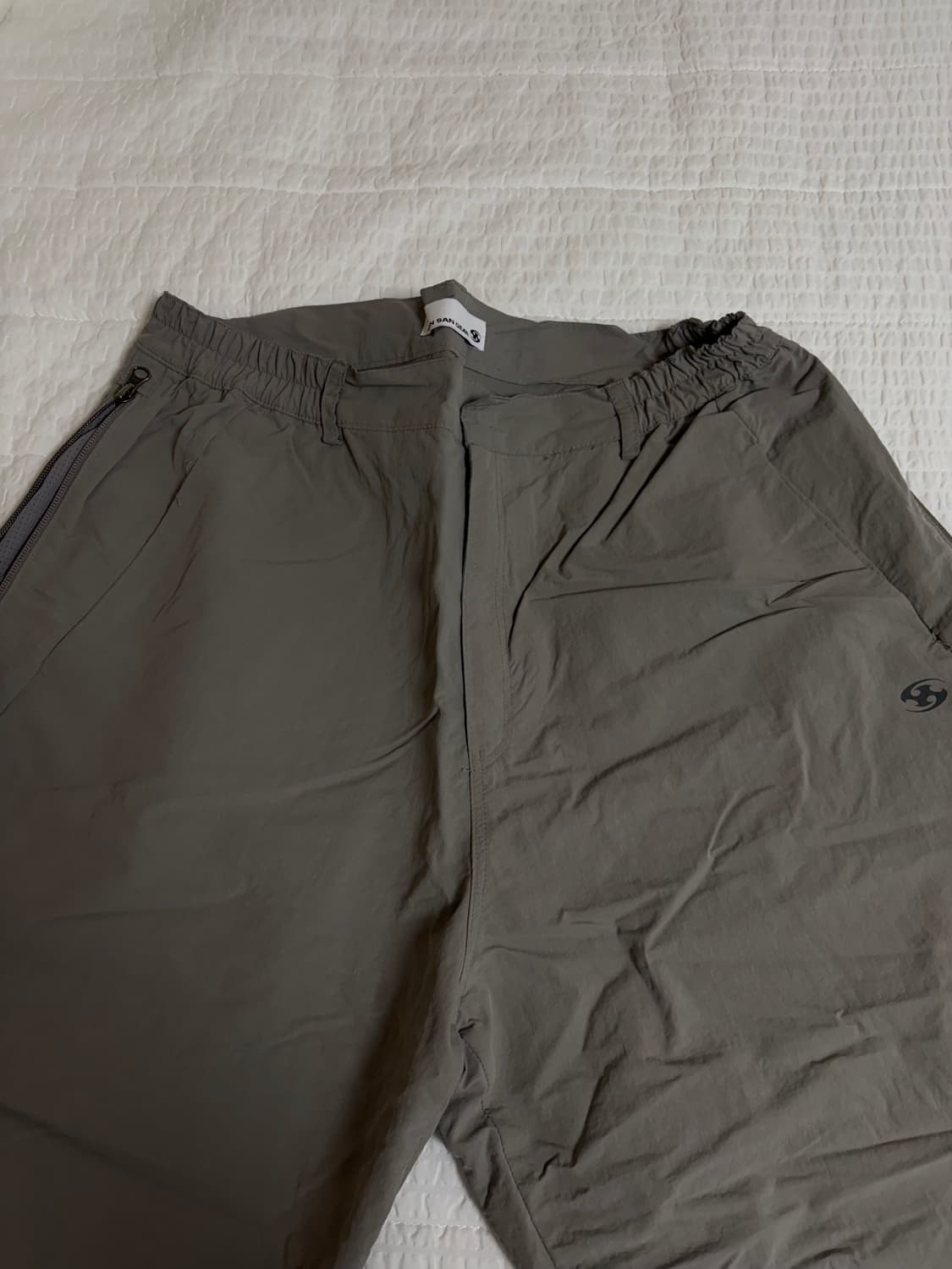 산산기어 지퍼팬츠 그레이 2사이즈 상품이미지3