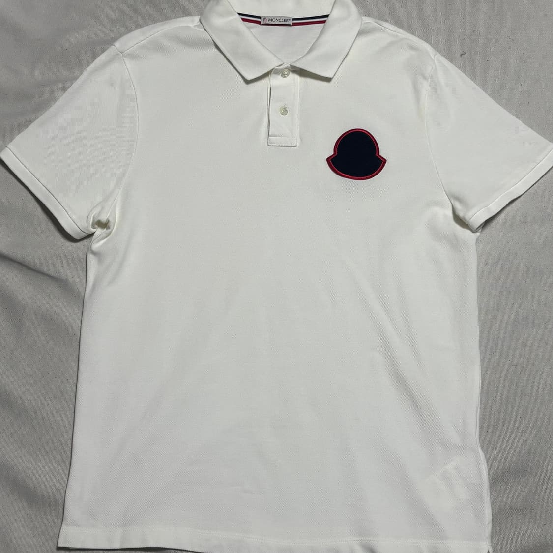 🫶🏻 몽클레어 화이트 카라 반팔티 🫶🏻 상품이미지1