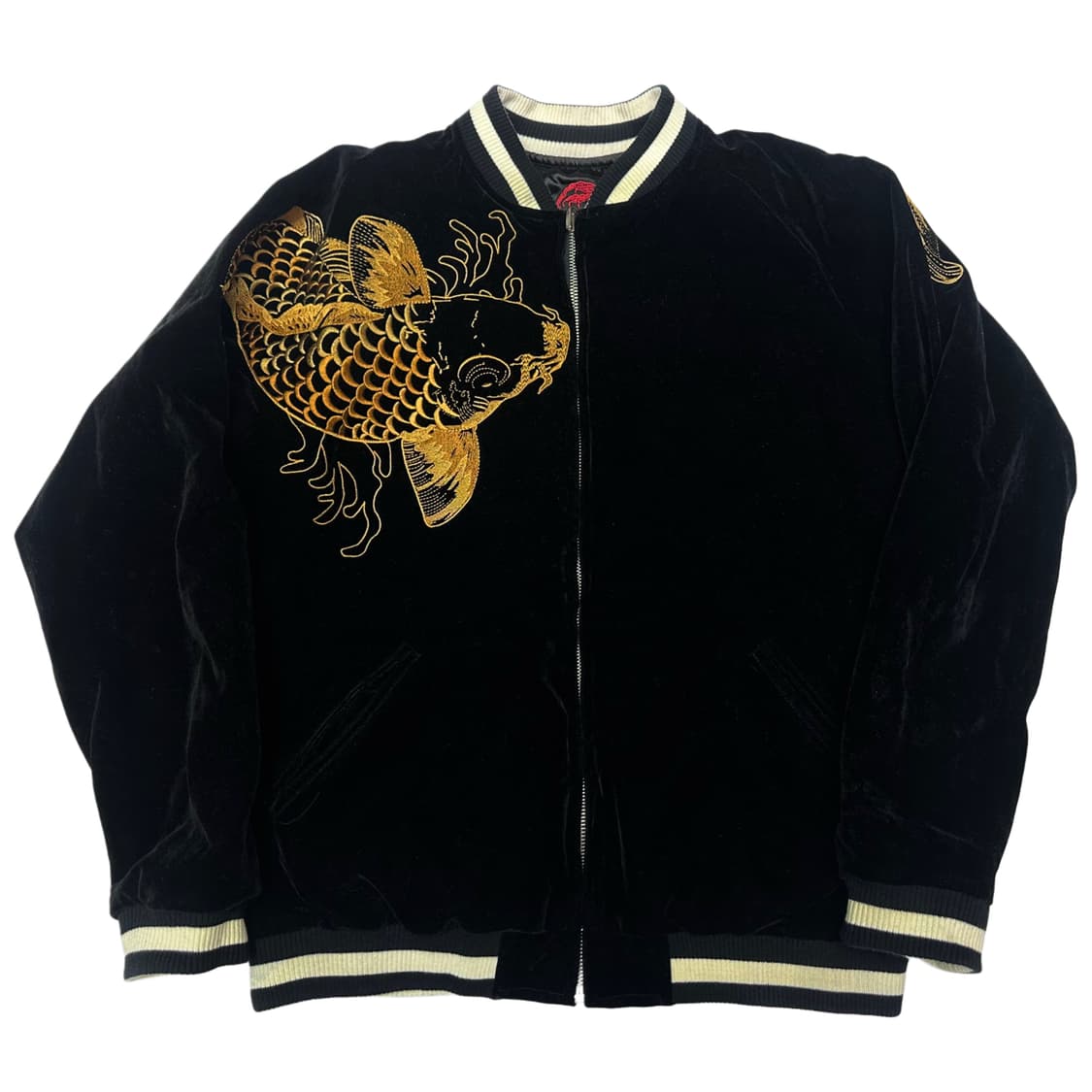 JPN Vintage 리버시블 오리엔탈자수스카쟌 100 상품이미지5