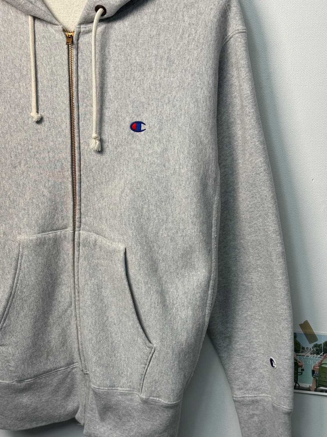 90s 챔피온 리버스위브 후드집업/T137 상품이미지2