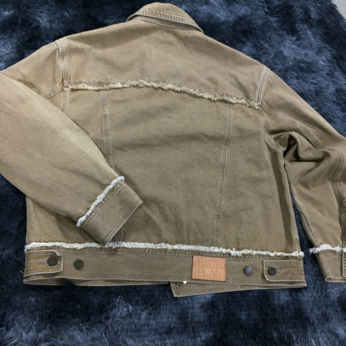 투티/0180 마틴플랜 태슬 데님자켓 브라운 트러커 상품이미지3
