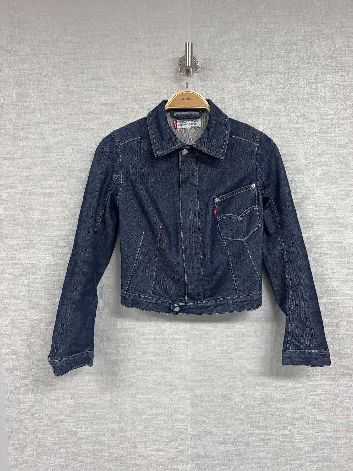 리바이스 엔지니어드 진스 크롭 데님자켓 상품이미지1