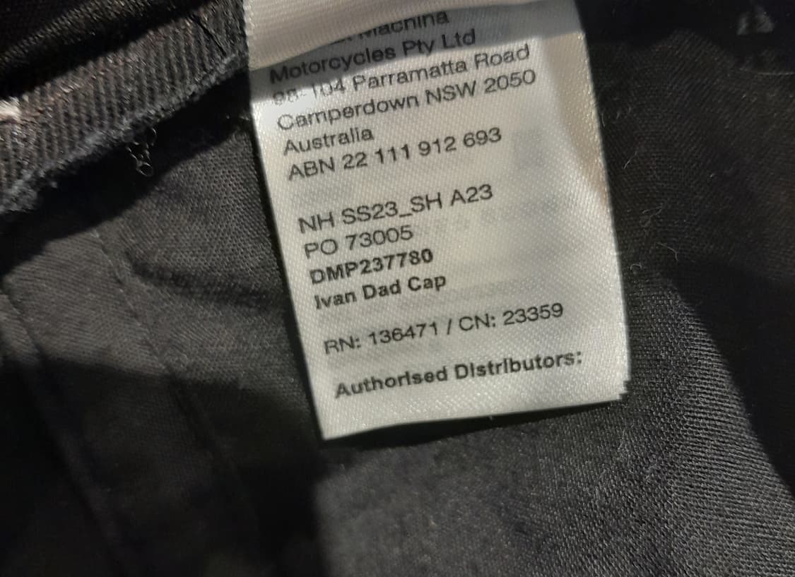 💥데우스 엑스마키나 밀라노 워싱 볼캡 (블랙)
 상품이미지9