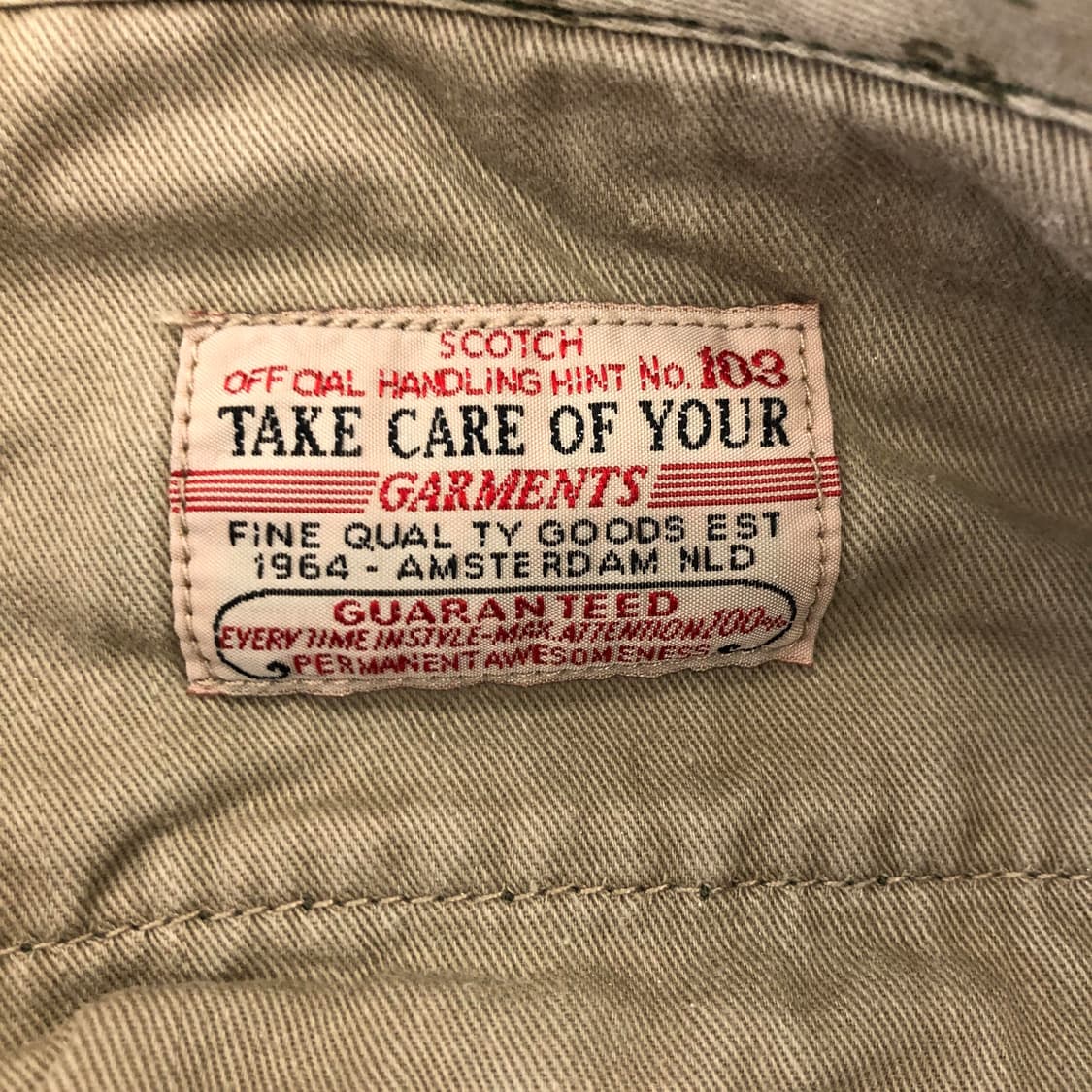 스카치앤소다 가먼티드 카고 치노팬츠 31 인치 상품이미지6