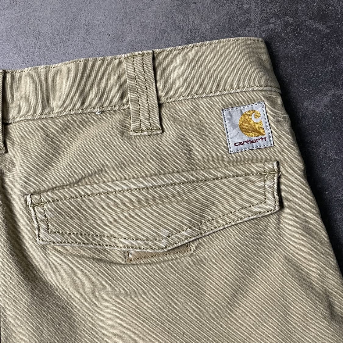 CARHARTT 칼하트 빈티지 베이지 카고 워크 팬츠 A00848 상품이미지8
