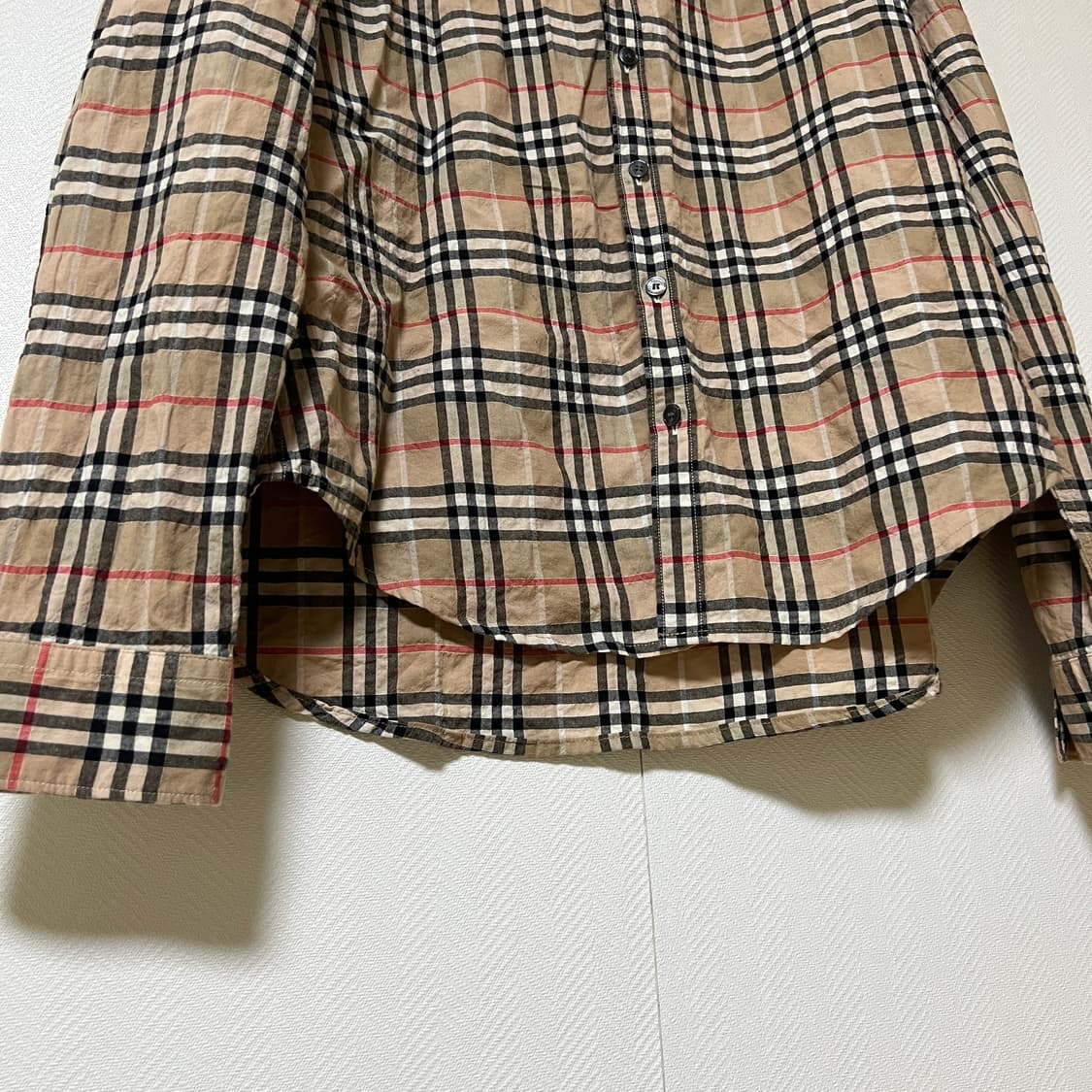 버버리 브릿 노바체크 셔츠 L 상품이미지5