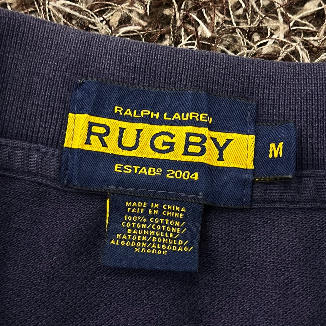 M 폴로 랄프로렌 럭비 RUGBY 카라 반팔 티셔츠 상품이미지5