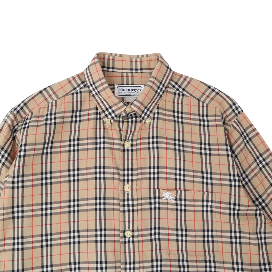 버버리 베이지 노바체크 셔츠 상품이미지2