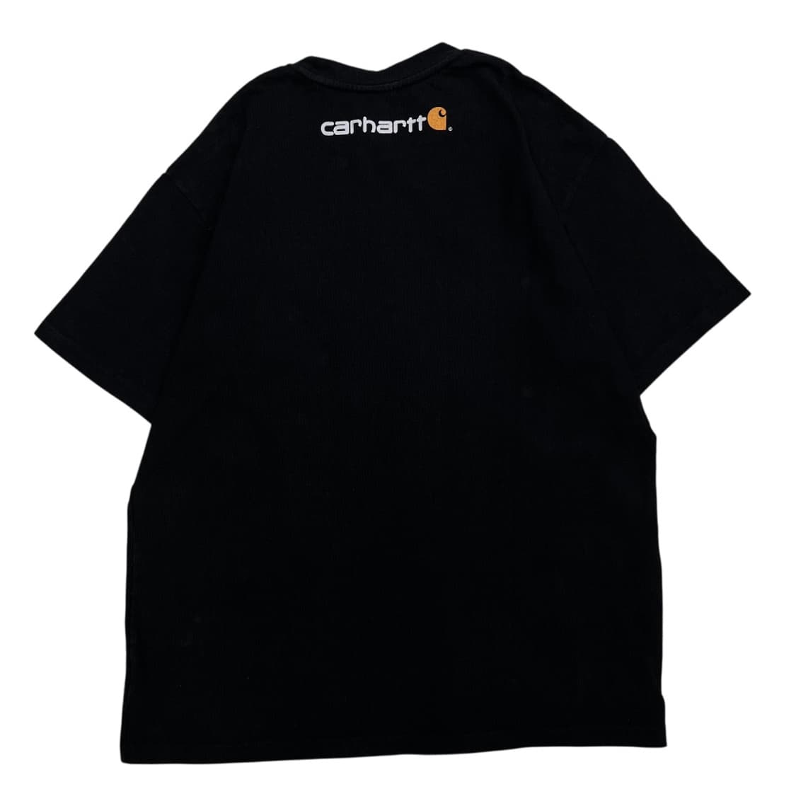 칼하트 센터로고 블랙 반팔티 XL 상품이미지3