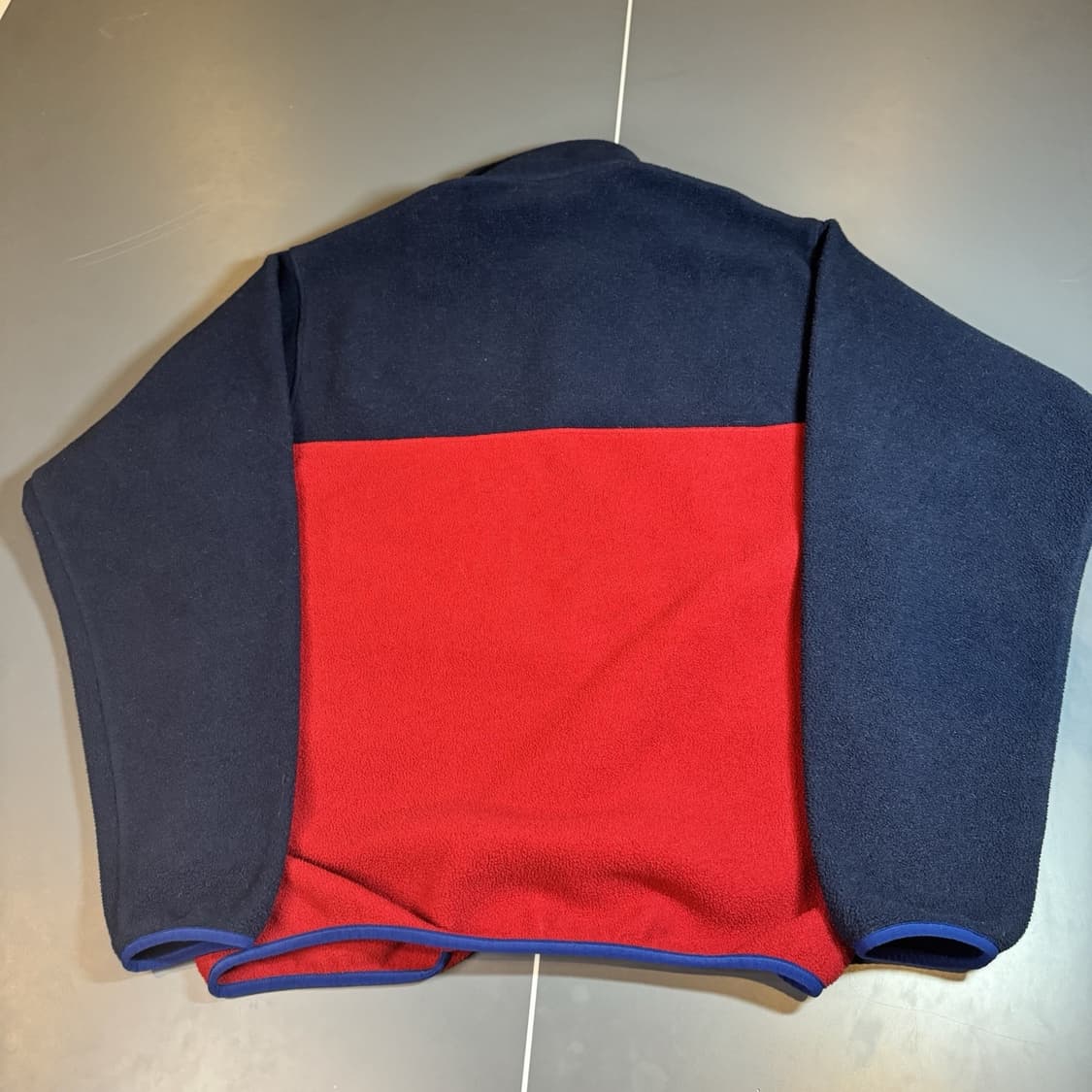 20FW 파타고니아 신칠라 스냅-티 플리스 네이비/레드 상품이미지6