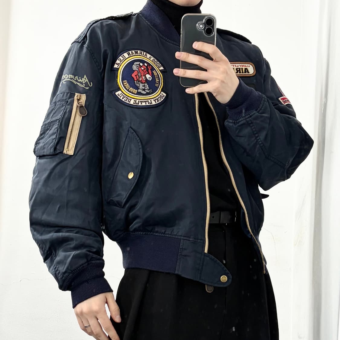 테드 컴퍼니 에어맨 MA-1 플라이트 자켓 상품이미지4