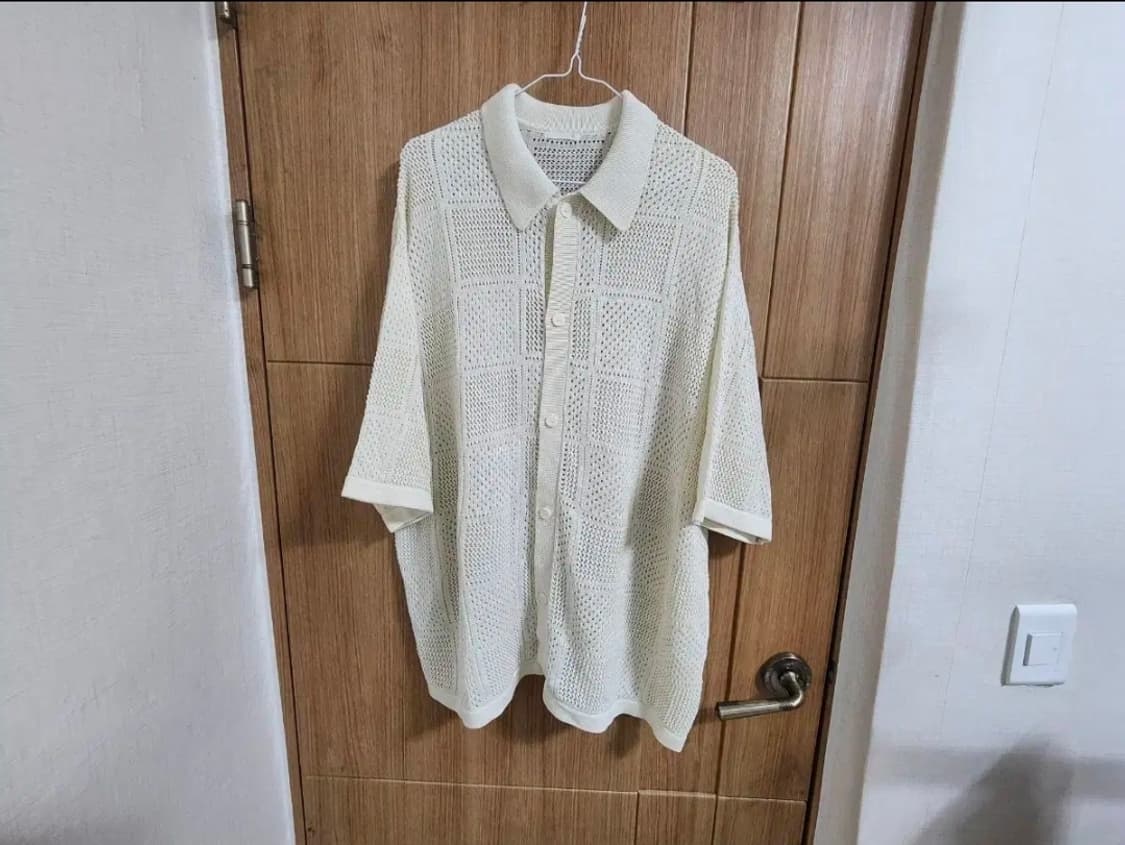 (XL)GU 니트 반팔 셔츠 상품이미지1