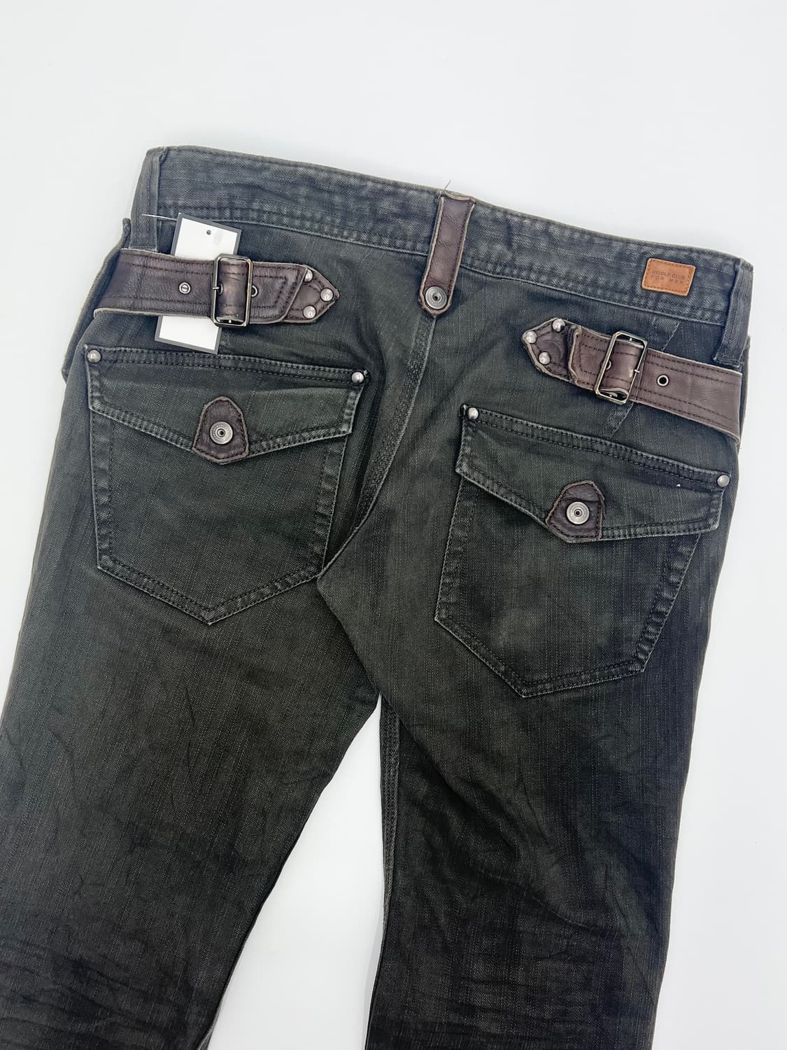 니콜 클럽 포 맨 벨트 디테일 팬츠 상품이미지2