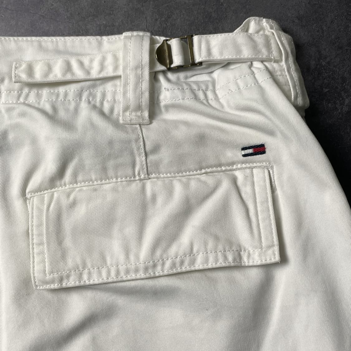 TOMMY HILFIGER 토미힐피거 아이보리 카고 하프팬츠 A01071 상품이미지8