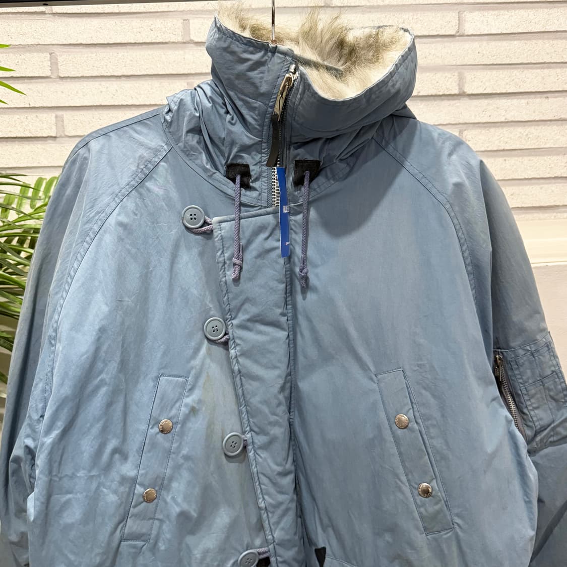 MIDCOAST 미드코스트 N-3B 덕다운 파카 빈티지 페이딩 디테일 상품이미지3