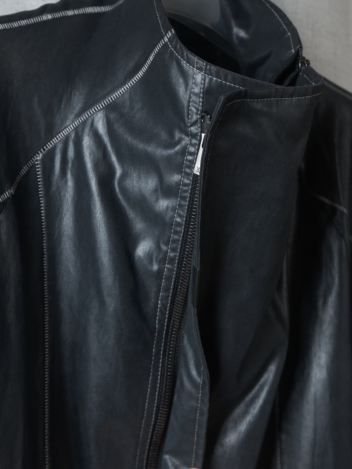 Carnet archive 오버로크 사선 자켓 상품이미지5