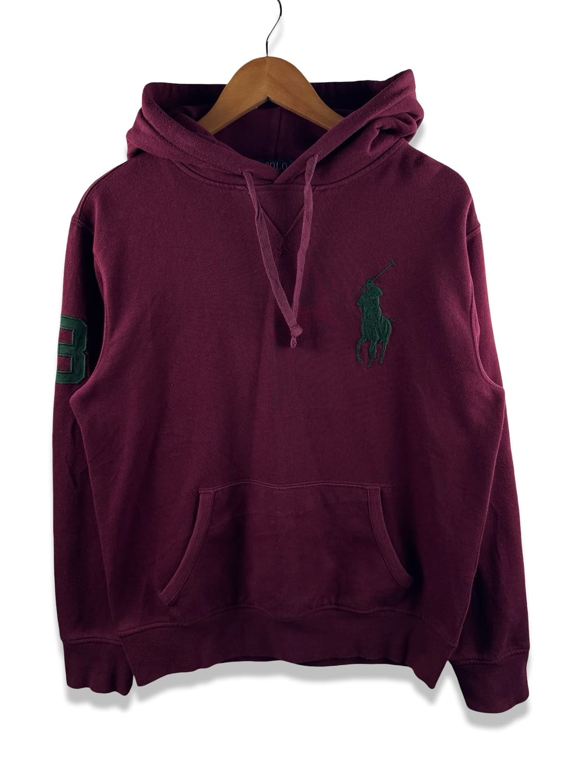 폴로랄프로렌 빅포니 버건디와인 후드티2996 상품이미지1