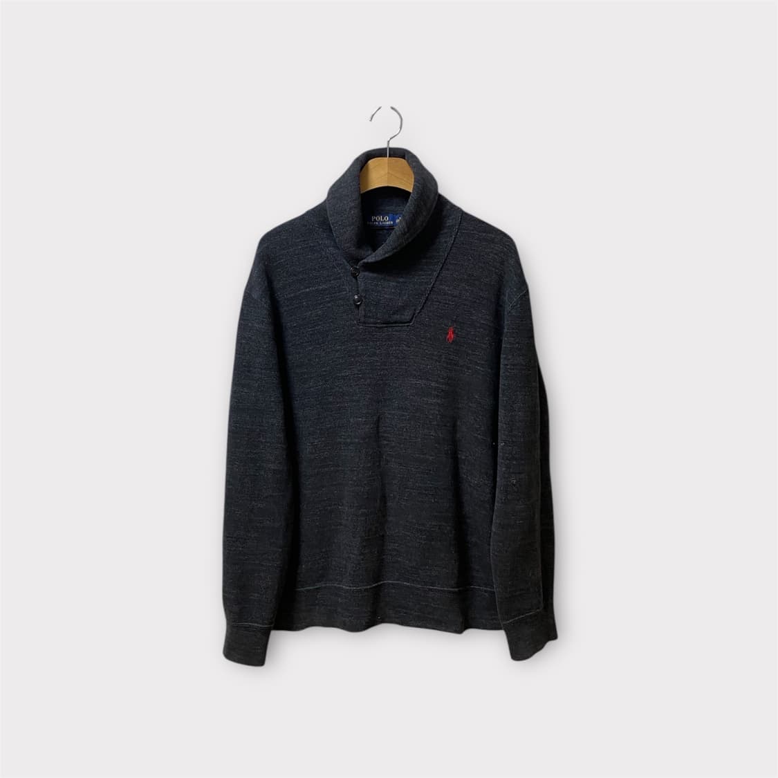  폴로 랄프로렌 레드포니 숄카라 니트 M  상품이미지1