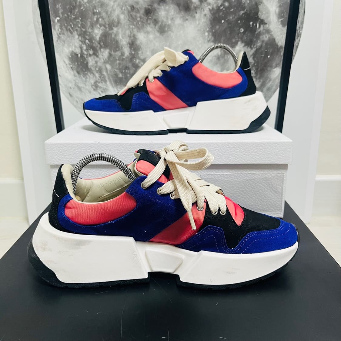 정품 39) MM6 마르지엘라 트라이컬러 스니커즈 250~255 상품이미지2