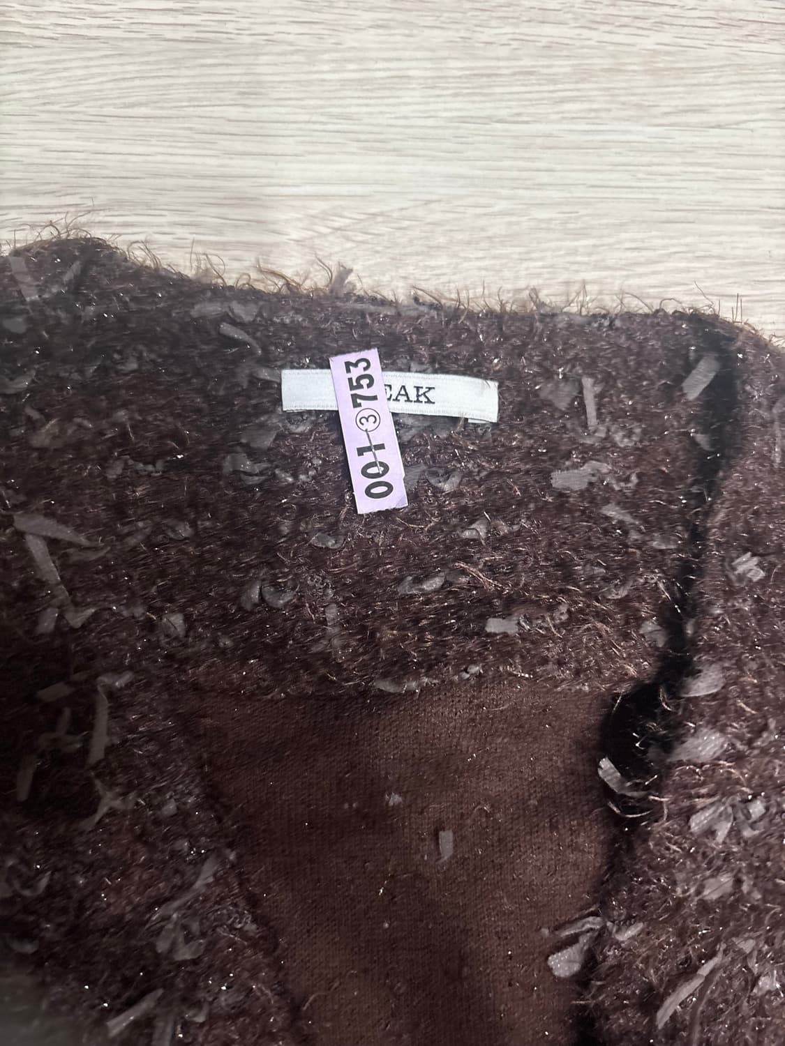 Teak 티크 서울 부클 니트 가디건 상품이미지3