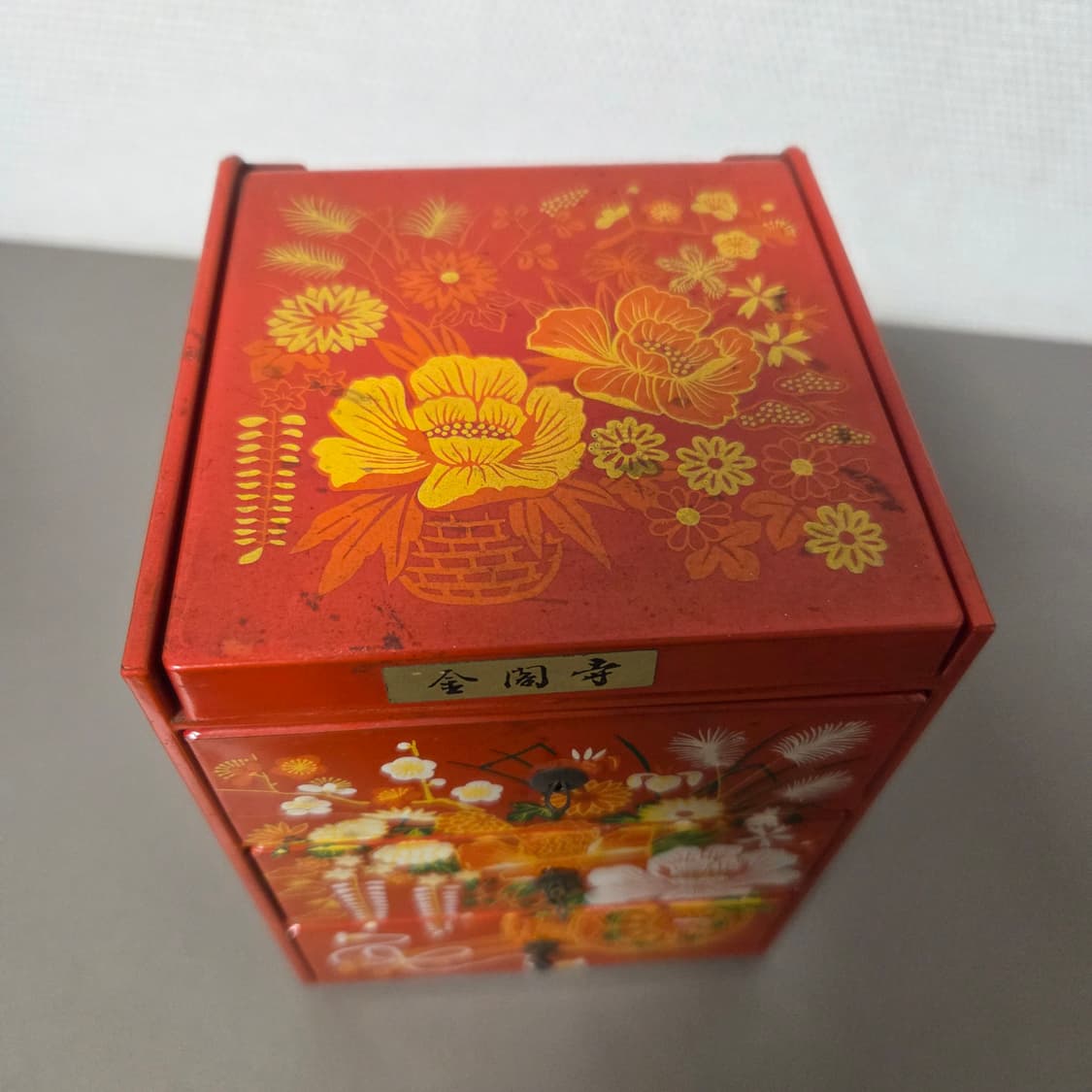 일본 전통 금각사 엔티크 서랍 보석함 상품이미지4