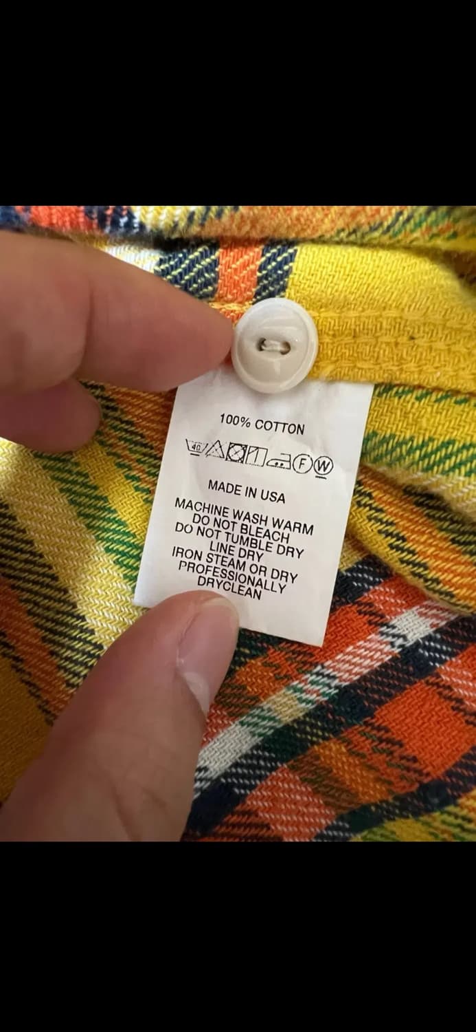 엔지니어드가먼츠 체크셔츠(M,usa) 상품이미지3