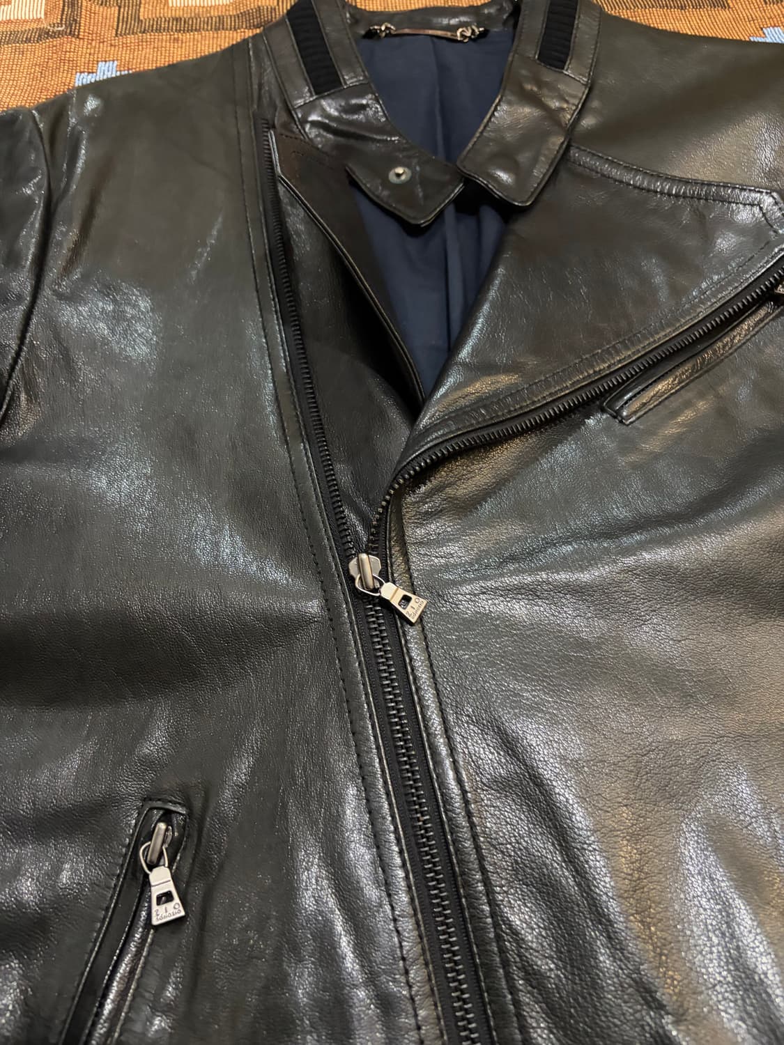 95) 지오송지오 산양가죽 더블라이더 자켓 상품이미지2