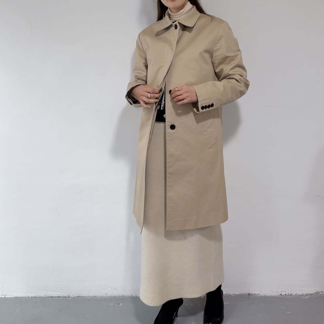 [M] 클럽모나코 싱글 트렌치코트 상품이미지2