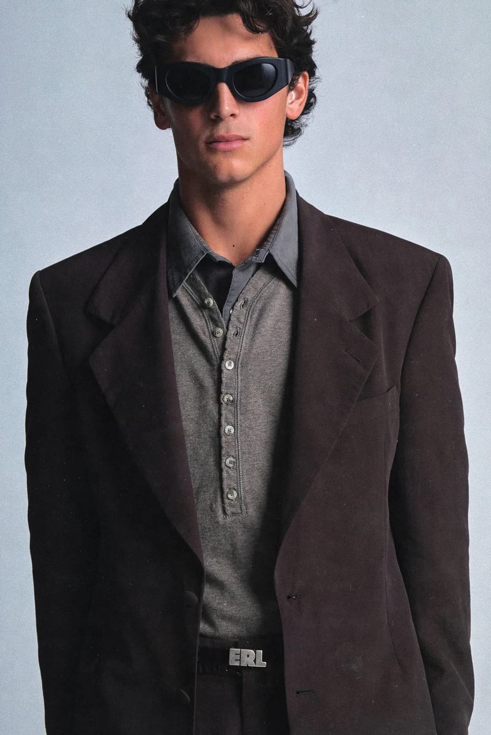 이알엘 ERL 25fw 스키니 레더 벨트/블랙 상품이미지2