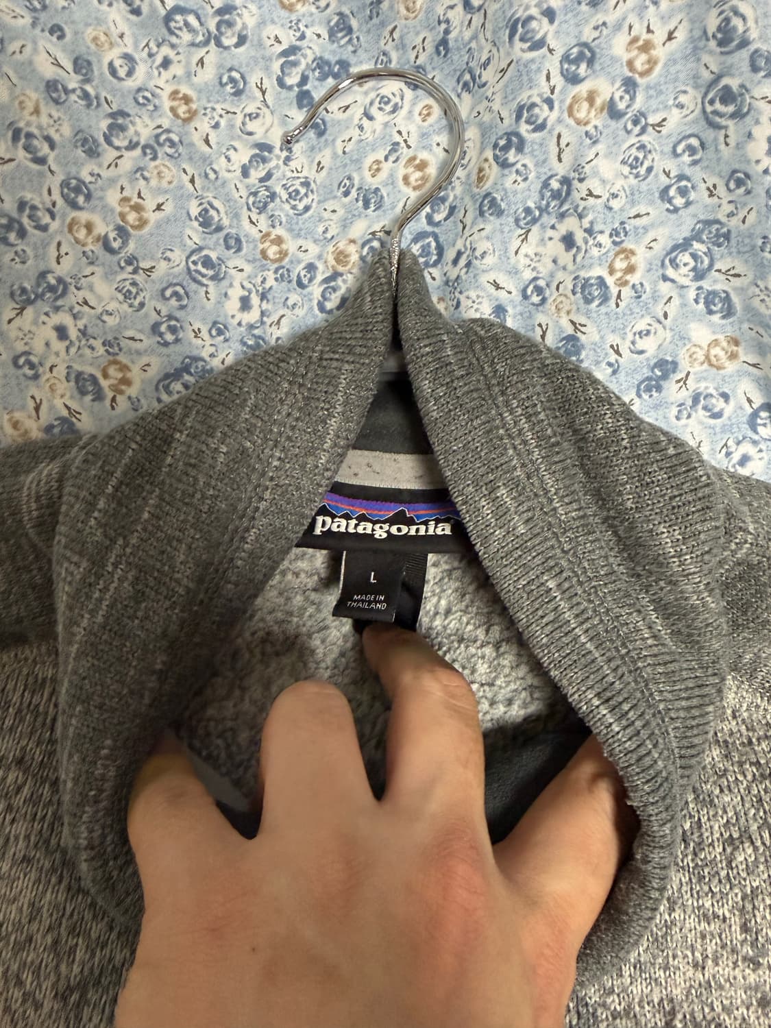 파타고니아 베터 플리스 반집업 그레이 L 상품이미지3