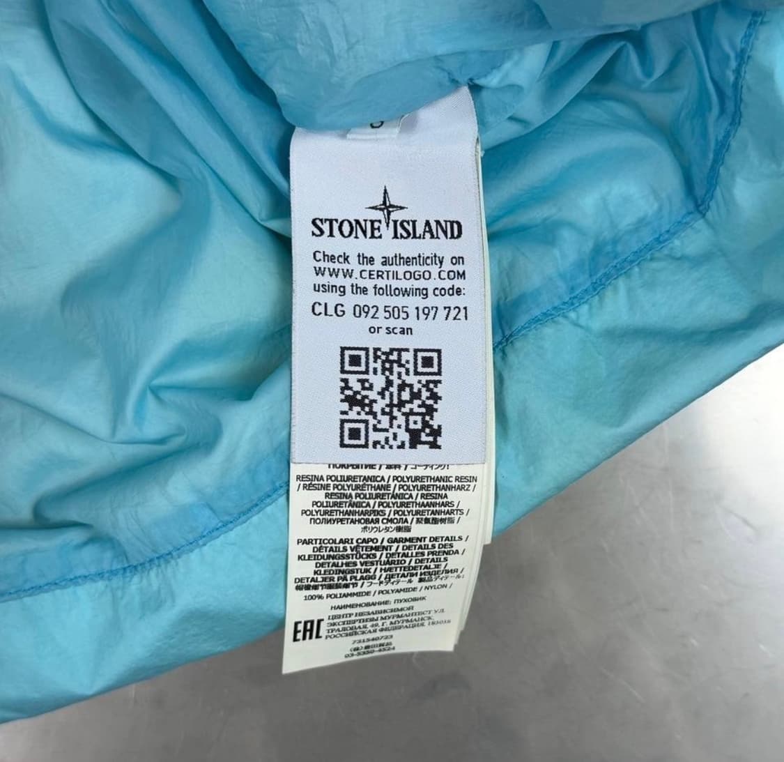 [리오브전포점] 스톤아일랜드 크링클랩스 후드 패딩 상품이미지5