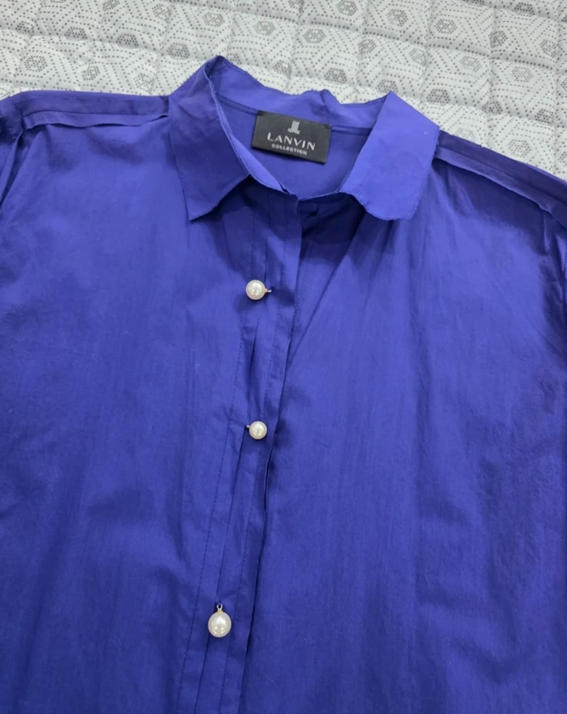 LANVIN 랑방 퍼플 셔츠 ~55반 상품이미지5