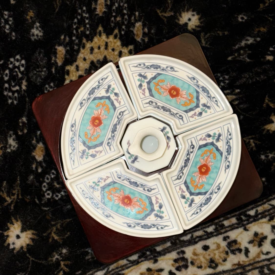 90s 로얄차이나 슈퍼화이트 구절판 상품이미지9