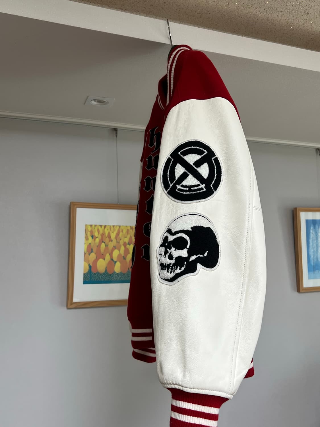 슈프림 x 바운티 헌터 바시티 자켓 레드 - 23FW 상품이미지4