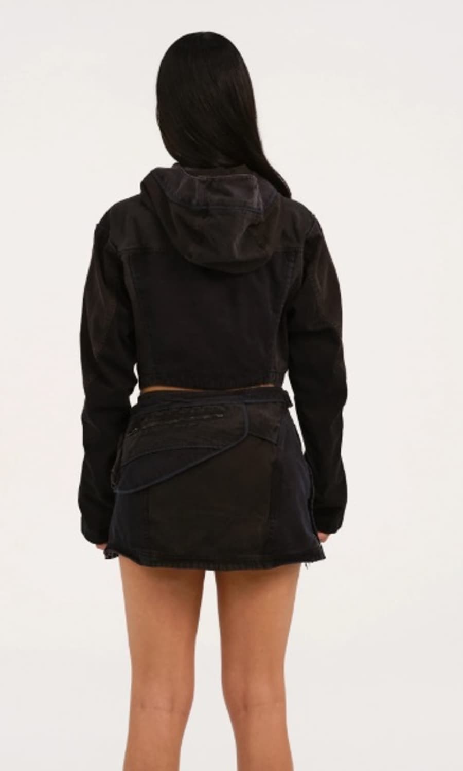 창고정리 초특가 정가54 혜인서 패치워크 크롭 자켓 새상품 상품이미지4