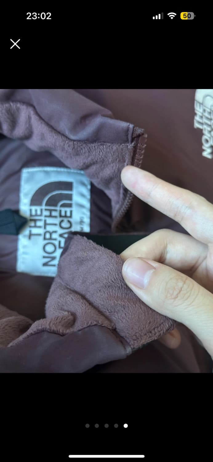 노스페이스 눕시 숏패딩 코코아 브라운 상품이미지5