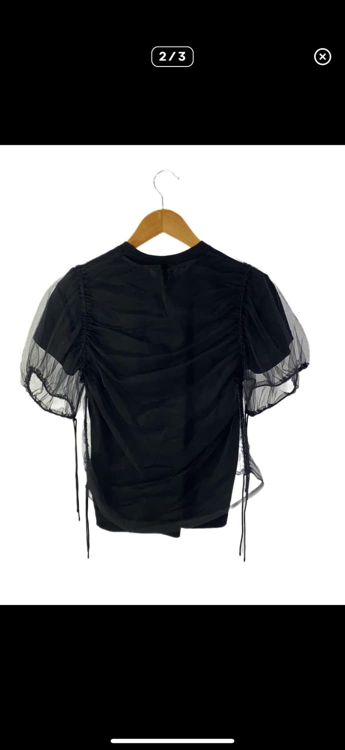 Noir kei ninomiya 튤 블라우스 S 상품이미지2