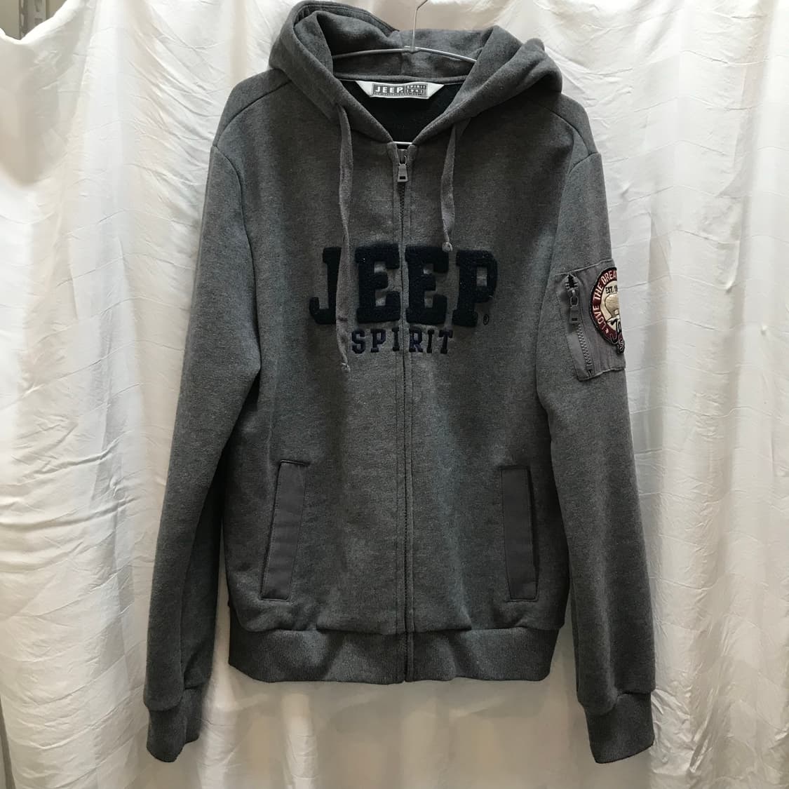 Jeep 지프 아방 모리 로고 후드집업 상품이미지4