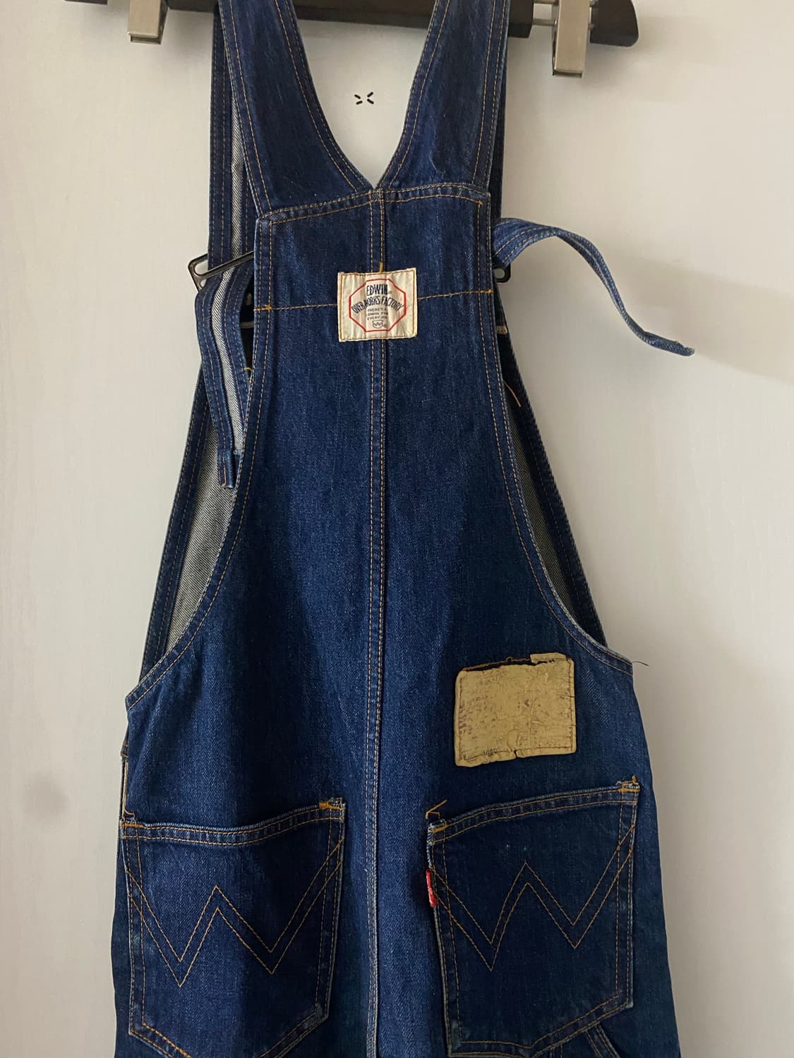 90s 빈티지 에드윈 데님 오버롤 S 상품이미지7