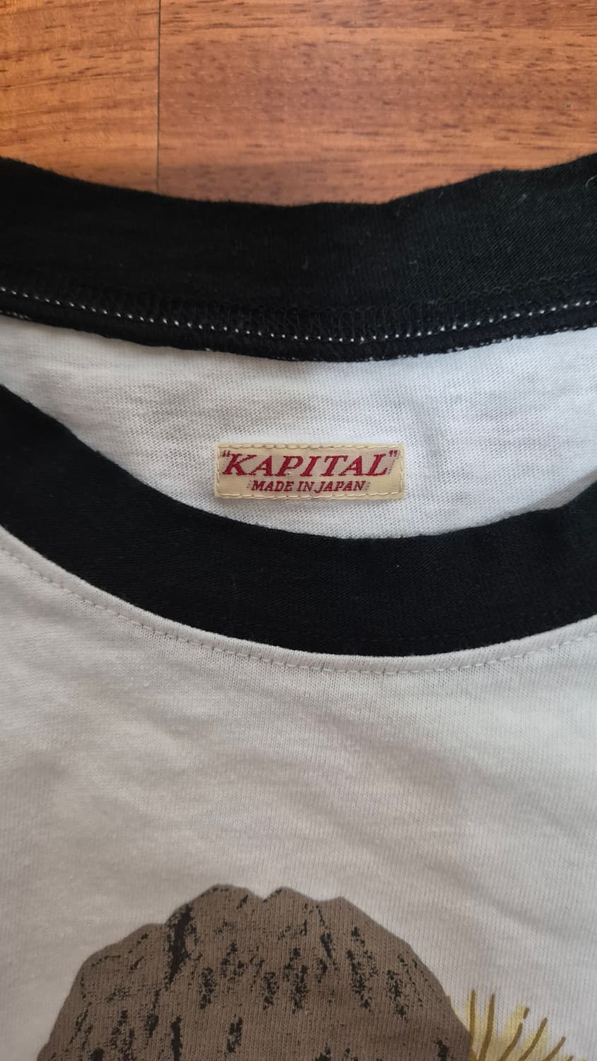 KAPITAL SUN SHY 링거 반팔 티셔츠 상품이미지2