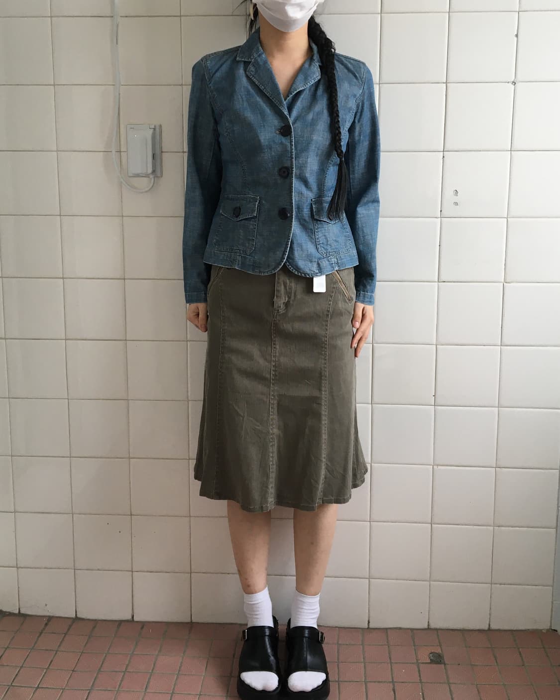 Washing denim jacket 상품이미지1